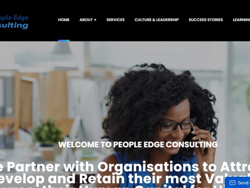 The People Edge consulting digital marketing project in Kenya